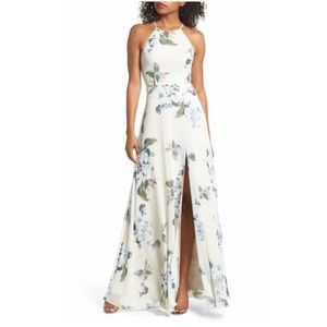 Jenny Yoo Ohana print Kayla bridesmaid dress